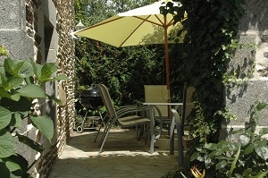 Gite Brittany Private Patio Barbecue