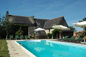 Gites Brittany Private heated swimming pool