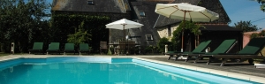 French villa swimming pool