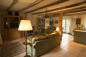 Villa gite France Brittany Living room