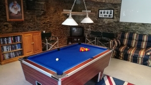 Brittany gite pool table games room