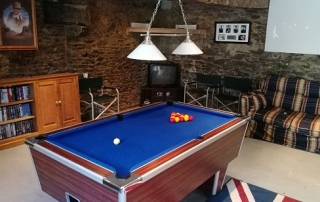 Brittany gite pool table games room