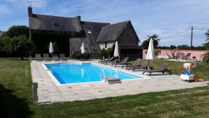 Gites Brittany Heated Swimming Pool